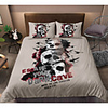 Skull Series 3-Piece Duvet Cover Set Hotel Bedding Sets Comforter Cover with Soft Lightweight Microfiber For Holiday Decoration(Include 1 Duvet Cover and 1or 2 Pillowcases)