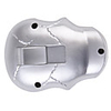 Skull Shape Metal Gas Lighter,  Sliver