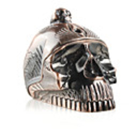 Skull Shaped Lighter with Flashing Light and Sound Effect