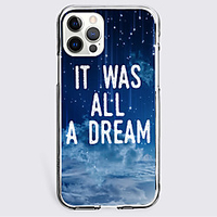 sky Letter Case For Apple iPhone 12 iPhone 11 iPhone 12 Pro Max Unique Design Protective Case Shockproof Back Cover TPU