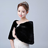 Sleeveless Capelets Faux Fur Wedding / Party / Evening Women