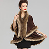 Sleeveless Capes Faux Fur / Imitation Cashmere Wedding Wedding Wraps / Fur Coats / Hoods Ponchos With Feathers / Fur