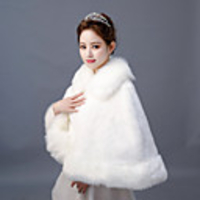 Sleeveless Capes Faux Fur Wedding / Party / Evening Women