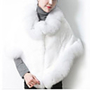 Sleeveless Capes Faux Fur Wedding Shawl Wrap With Fur