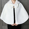 Sleeveless Capes Wool Blends / Orlon Wedding Shawl Wrap / Women