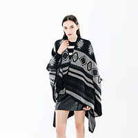 Sleeveless Coats / Jackets / Shawls Imitation Cashmere Party / Evening / Office / Career Shawl Wrap / Women