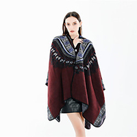 Sleeveless Coats / Jackets / Shawls Imitation Cashmere Party / Evening / Office / Career Shawl Wrap / Women