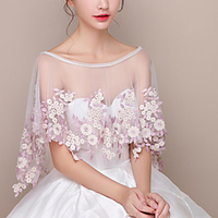 Sleeveless Coats / Jackets Acrylic Wedding / Party / Evening Shawl Wrap / Women