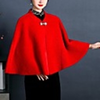 Sleeveless Coats / Jackets Faux Fur Wedding Women
