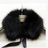 Sleeveless Collars Faux Fur Party Evening / Casual Fur Wraps / Fur Accessories / Faux Leather With Smooth / Fur miniinthebox