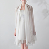 Sleeveless Flower Style / Bridal Chiffon / Orlon Wedding / Party / Evening Shawl Wrap / Women