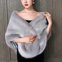 Sleeveless Pure / Elegant Faux Fur Daily / Wedding Party Women