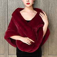 Sleeveless Pure / Elegant Faux Fur Daily / Wedding Party Women