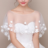 Sleeveless Shawls / Bridal Chinlon Wedding / Special Occasion Shawl Wrap / Women