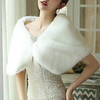 Sleeveless Shawls / Bridal Faux Fur Wedding / Party / Evening Shawl Wrap / Women