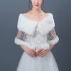 Sleeveless Shawls / Bridal Faux Fur Wedding / Party / Evening Shawl Wrap / Women