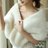 Sleeveless Shawls / Bridal Faux Fur Wedding / Party / Evening Shawl Wrap / Women