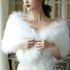 Sleeveless Shawls / Bridal Faux Fur Wedding / Party / Evening Shawl Wrap / Women