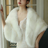 Sleeveless Shawls / Bridal Faux Fur Wedding / Party / Evening Shawl Wrap / Women