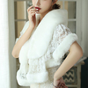 Sleeveless Shawls / Bridal Faux Fur Wedding / Party / Evening Shawl Wrap / Women