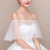 Sleeveless Shawls / Bridal Tulle Wedding / Party / Evening Shawl Wrap / Women