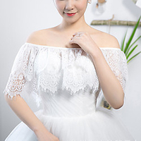 Sleeveless Shawls / Bridal Tulle Wedding / Party / Evening Shawl Wrap / Women