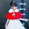 Sleeveless Shawls / Cute Faux Fur Party / Party / Evening Shawl Wrap / Kids