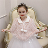 Sleeveless Shawls / Cute Faux Fur Party / Party / Evening Shawl Wrap / Kids
