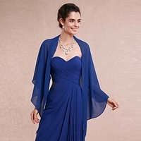 Sleeveless Shawls Chiffon Wedding / Party Evening / Casual Shawl Wrap / Wedding Wraps / Women