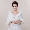 Sleeveless Shawls Faux Fur Wedding / Party Evening / Casual Wedding Wraps / Fur Wraps With Smooth / Fur