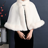 Sleeveless Shrugs Faux Fur Party / Evening Women