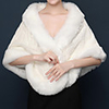 Sleeveless Shrugs Sweater Wedding Shawl Wrap With Solid