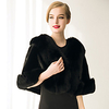 Sleeveless Winter Capelets Soild Color Faux Fur Wedding Party Evening Casual Women