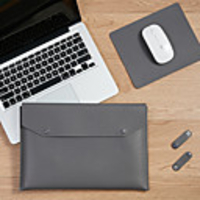 Sleeves Solid Colored PU Leather for MacBook 12