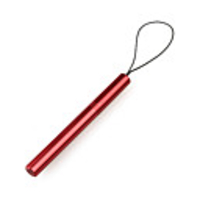 Slide-in Touchscreen Stylus with Sling (red)