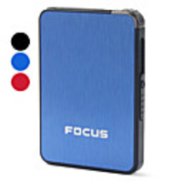 Slim 12 Cigarette Case with Lighter (Assorted Colors)