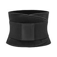 slimming body shaper for women＆men,  sweat waist trainer corset for weight loss,  gym workout waist trimmer belt (black,  x-large) miniinthebox