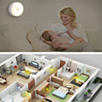 Small Bedside Table Smart Night Induction Lamp Small Night Induction Lamp for LED Light Control Small Induction