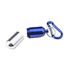 Small Box for Presentation / Protection, Lead with Carabiner(Blue Silver)