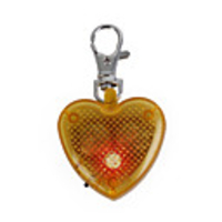 Small Breed Button Pet Blinkers With Yellow Flashlight