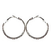 Small Circle Rhinestone Fully-Jewelled Earring