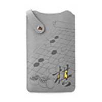 Small Desirful Pouch Bag for Cell Phone/Gadgets (Grey chess)
