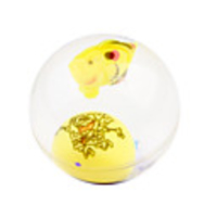 Small Elasticity Shining Crystal Yellow Fish Star Ball(Two types)