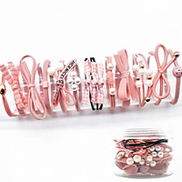 Small Fresh Forest Girl Tie Hair Rope Hair Accessories Tie Hair Ponytail Rubber Band Adult Head Rope Hair Tie 12-Piece Set miniinthebox