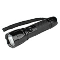 Small Sun ZY-128 1-Mode LED Flashlight with Rubber No-Slip Grip and Compass (3xAAA)