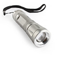 Small Sun ZY-A22 CREE Q5 LED 3-mode Focus Flashlight 3XAAA/1X18650 Gray