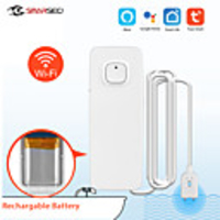 SMARSECUR Smart life Wireless Smart Rechargeable WiFi Water Leakage Detector APP Control Tuya Smart