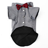 Smart Bowtie Style Shirt for Dogs (XS-XL)