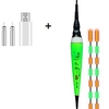 Smart Fishing Float 1/2 pcs Fishing Rechargeable LED Light Super Sensitivity Nanomaterials Freshwater Fishing Carp Fishing Lure Fishing miniinthebox