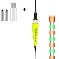 Smart Fishing Float 1/2 pcs Fishing Rechargeable LED Light Super Sensitivity Nanomaterials Freshwater Fishing Carp Fishing Lure Fishing miniinthebox